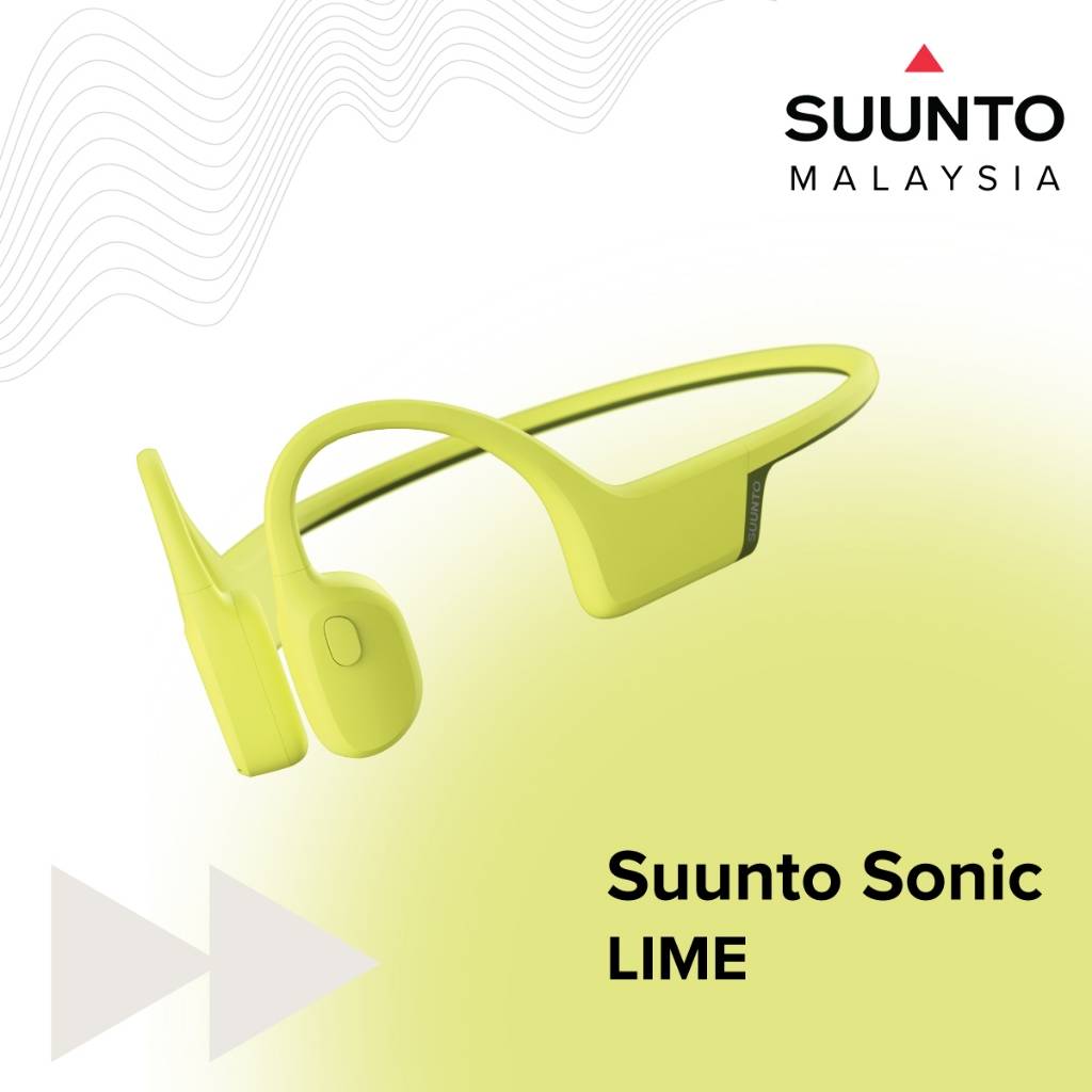 Casque De Course à Conduction Osseuse Suunto Sonic - Couleur Lime, Neuf Dans Son Emballage