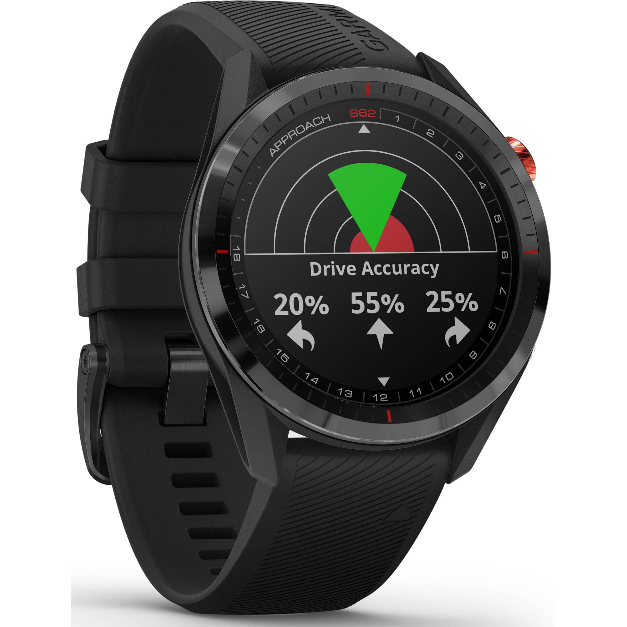 Garmin Approach S62 GOLF Smart Watch With Built in Heart Rate (*Free