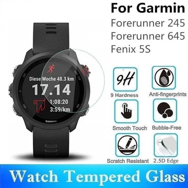 Garmin Forerunner 245, 245 Music, 645 Tempered Glass Screen Protector